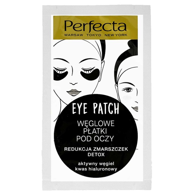 Perfecta Eye Patch Hydrogen & Charcoal, Επιθέματα Ματιών κατά των Σακούλων & των Ρυτίδων στα μάτια
