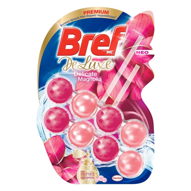 Bref Wc Block Deluxe Delicate Magnolia, Μπλοκ Τουαλέτας (2x50g)