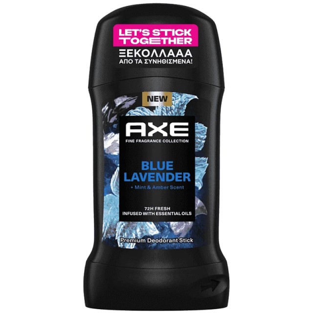 Axe Fine Fragrance Collection Blue Lavender, Ανδρικό Αποσμητικό Στικ, 50ml