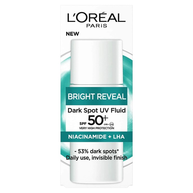 LOreal Bright Reveal, Κρέμα Προσώπου με Νιασιναμίδη & SPF 50+ Κατά των Σκούρων Κηλίδων 50ml