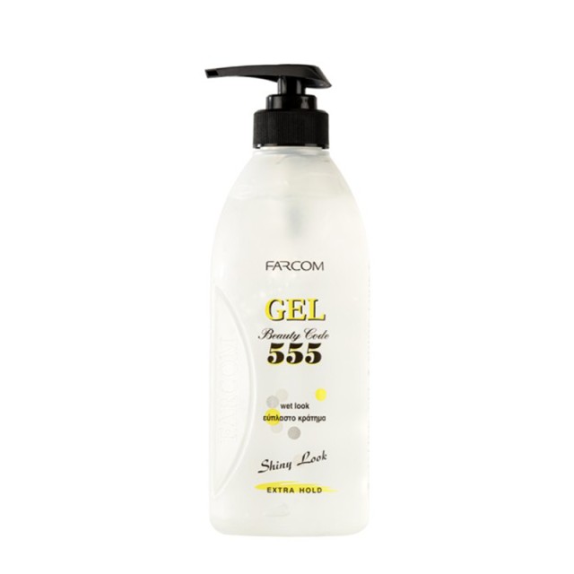 Farcom 555 Styling Gel Μαλλιών για Wet Look, 600ml