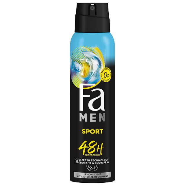 Fa Men Sport Deo Spray, Αποσμητικό Σπρέι 150ml