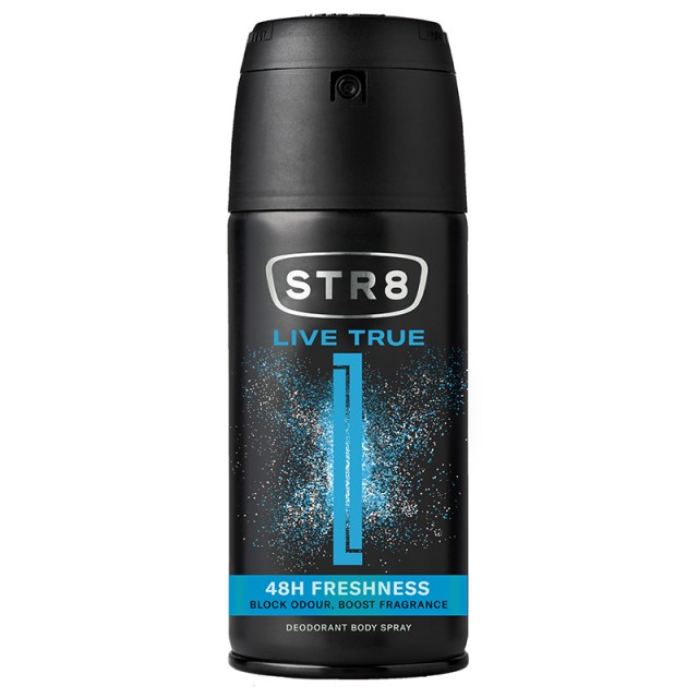 Str8 Live True Deo Spray, Αποσμητικό Σπρέι 150ml