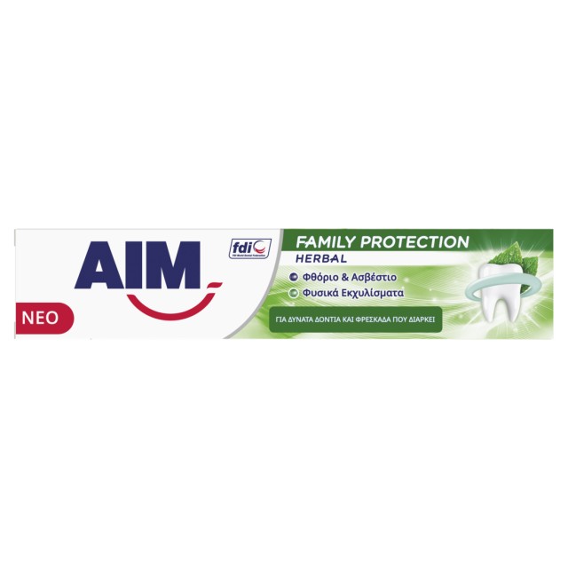 Aim Family Protection Herbal, Οδοντόκρεμα, 75ml