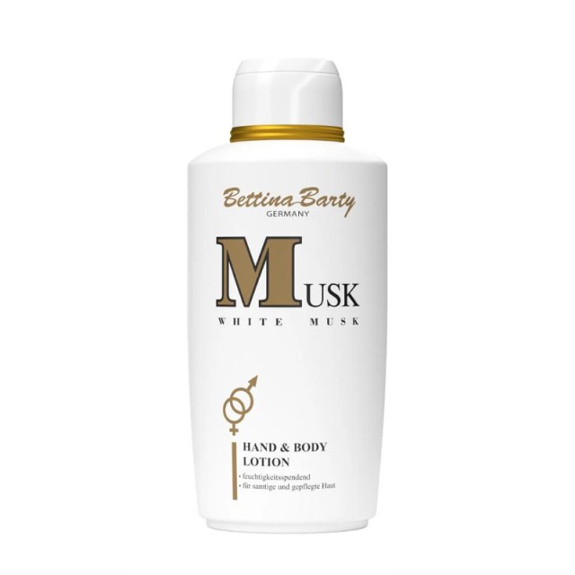 Bettina Barty White Musk Hand & Body Lotion, Λοσιόν Σώματος με Άρωμα White Musk, 500ml