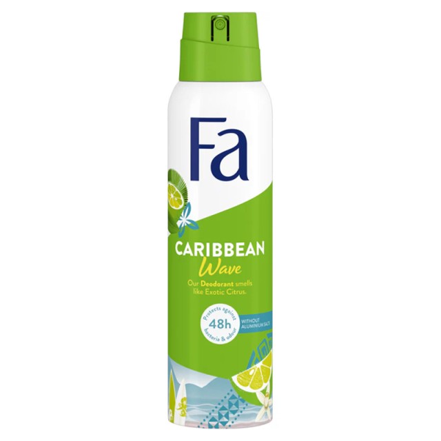 Fa Caribbean Wave Lemon Deo Spray, Αποσμητικό Σπρέι 150ml