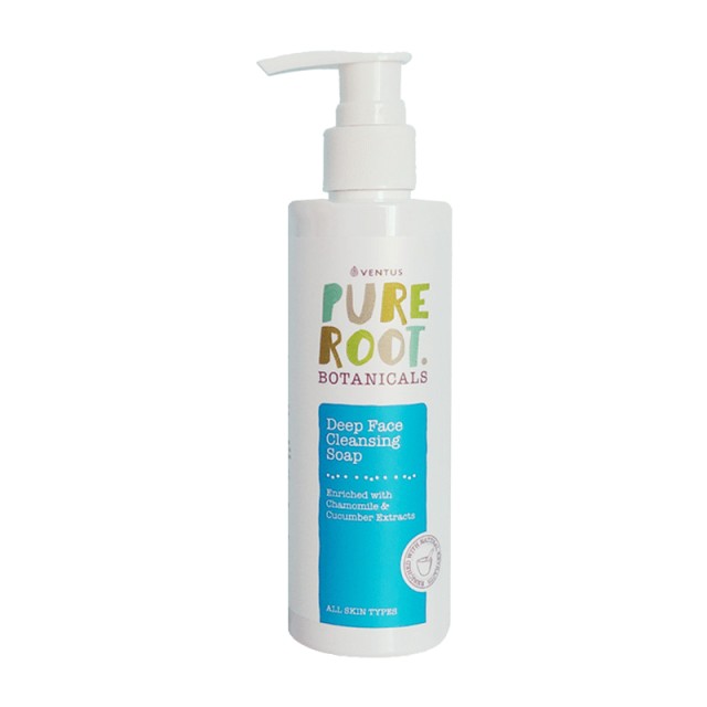 Pure Root Υγρό Σαπούνι Καθαρισμού, Για όλους τους τύπους δέρματος, 200ml