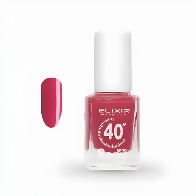 Elixir Βερνίκι 40″ & Up to 8 Days – #444 (Warm Pink)
