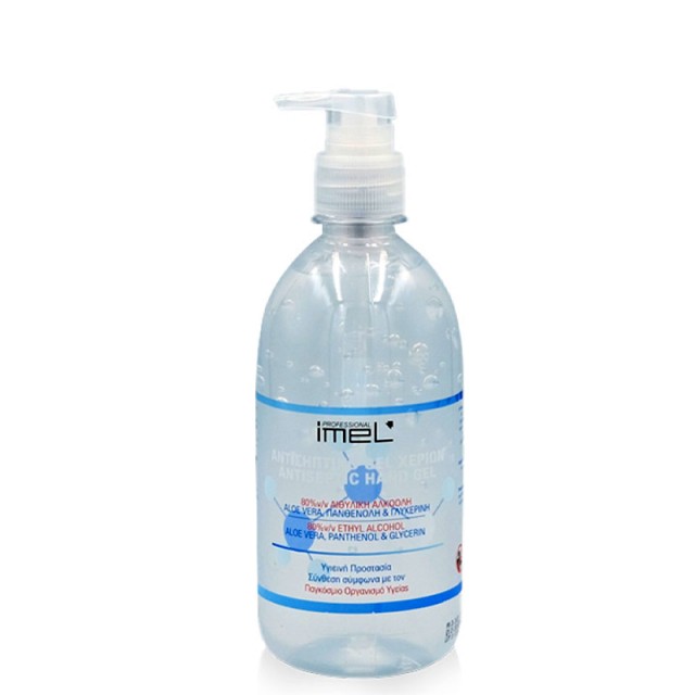 Imel Antiseptic Hand Gel, Αντισηπτικό Gel Χεριών 80%, 500ml