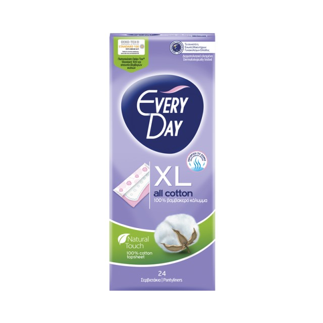 Every Day Σερβιετάκια All Cotton EXTRA LONG 24 τεμ.