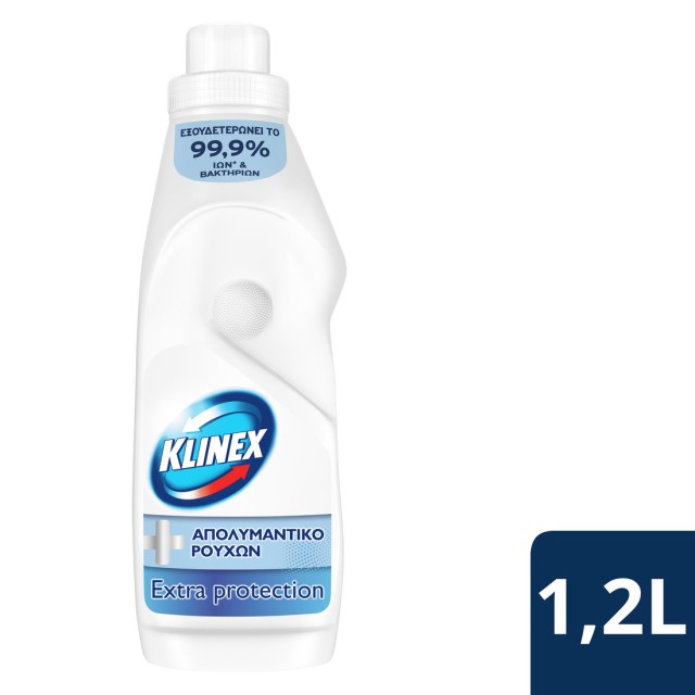 Klinex Protection, Υγρό Απολυμαντικό Πλυντηρίου Ρούχων, 15μεζ. 1,2lt