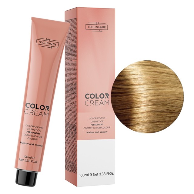 Technique Color Cream Gold Αποχρώσεις, Μόνιμη Βαφή σε Σωληνάριο, 100ml - Ξανθό Πολύ Ανοιχτό Χρυσό 9.3
