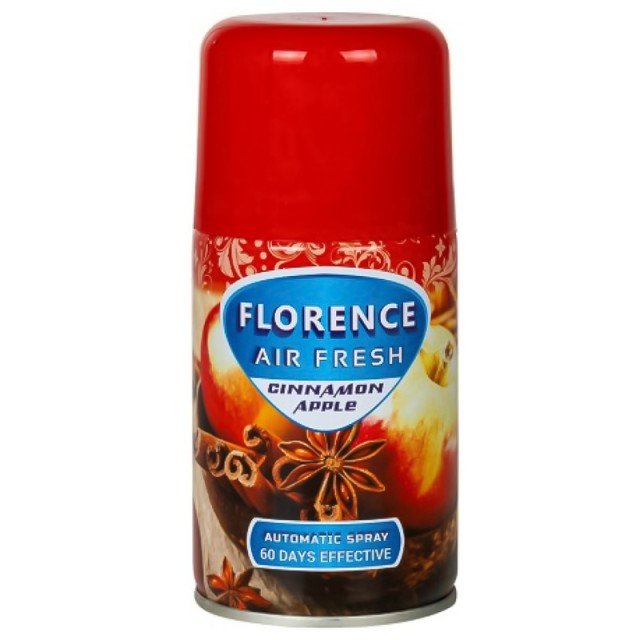 Florence Air Fresh Cinnamon & Apple, Αποσμητικό Σπρέι Χώρου 260ml