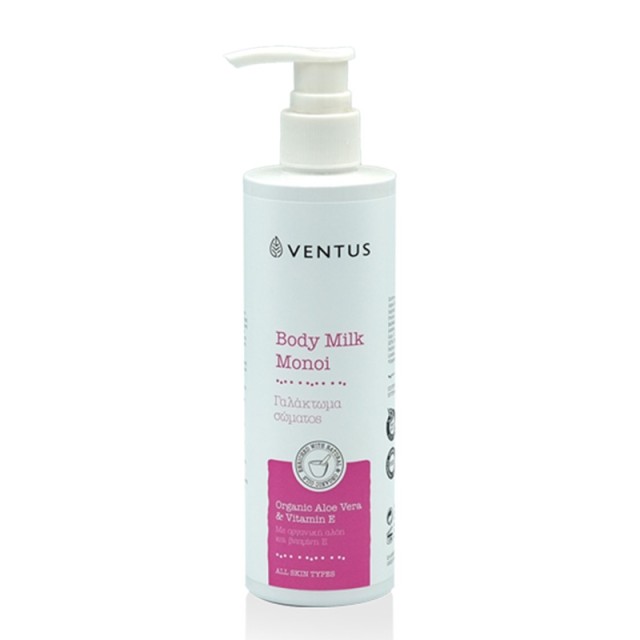 Ventus Body Milk, Γαλάκτωμα Σώματος Monoi, 250ml