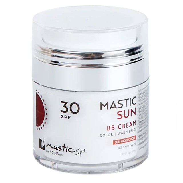 Mastic Spa Sun BB Cream SPF30 Warm Beige Color, Αντηλιακή Κρέμα με Χρώμα, 50ml