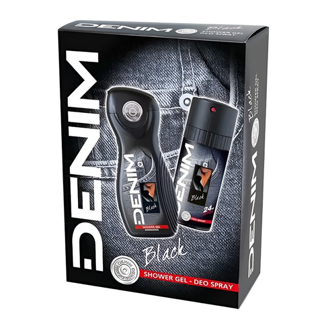 Denim Black Ανδρικό Σετ Shower Gel, 250ml & Αποσμητικό Σώματος, 150ml