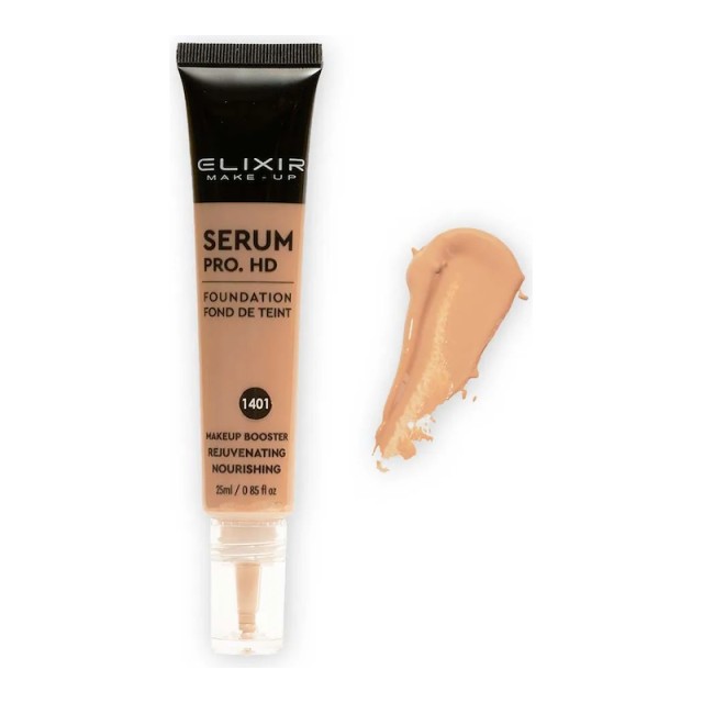 Elixir Serum PRO HD Νο1401 Sand Υγρό Make-up 25 ml