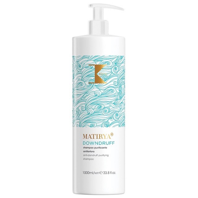 K-Time Matyria Downdruff Shampoo, Σαμπουάν Εντατικής Θεραπείας κατά της Πιτυρίδας με Οξέα Φρούτων, 1000ml