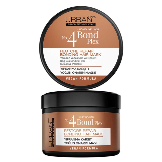 Urban Care No.4 Bond Plex Intensive Hair Care Mask, Μάσκα Περιποίησης Μαλλιών για Εντατική & Άμεση Επανόρθωση, 230ml