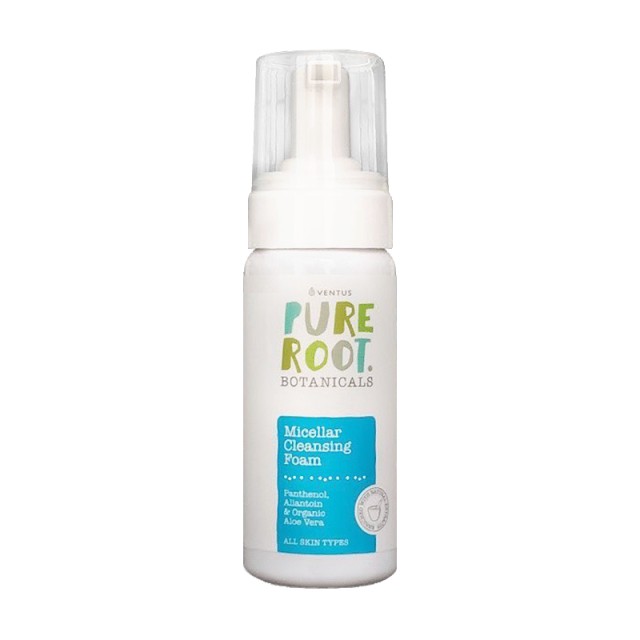 Pure Root Αφρός Καθαρισμού Προσώπου & Ματιών, Για όλους τους τύπους δέρματος, 150ml
