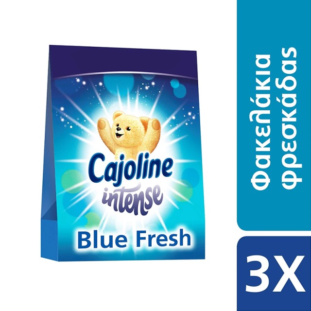 Cajoline Blue Fresh, Αρωματικά Φακελάκια Φρεσκάδας, 3τμχ