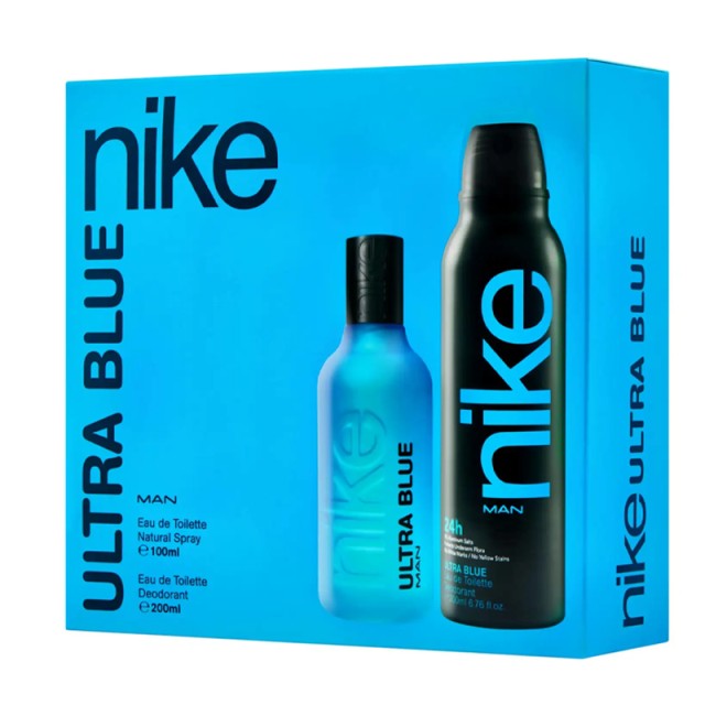 Nike Ανδρικό Σετ Δώρου Ultra Blue Eau De Toilette, 100ml & Deo Spray, 200ml