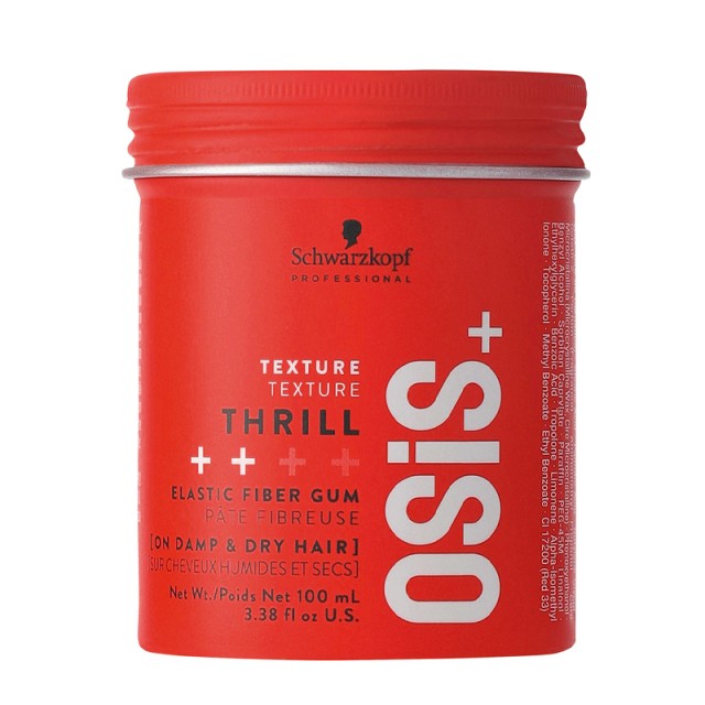 OSIS+ Thrill Elastic Fiber Gum Ελαστική Πάστα Styling Μαλλιών 100ml