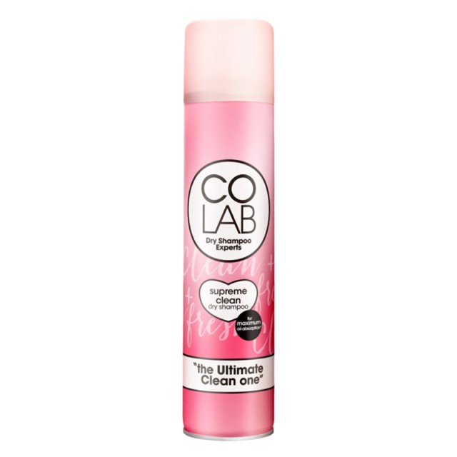 Colab Dry Shampoo Supreme Clean, Ξηρό Σαμπουάν για Βαθύ Καθαρισμό & Όγκο 200ml