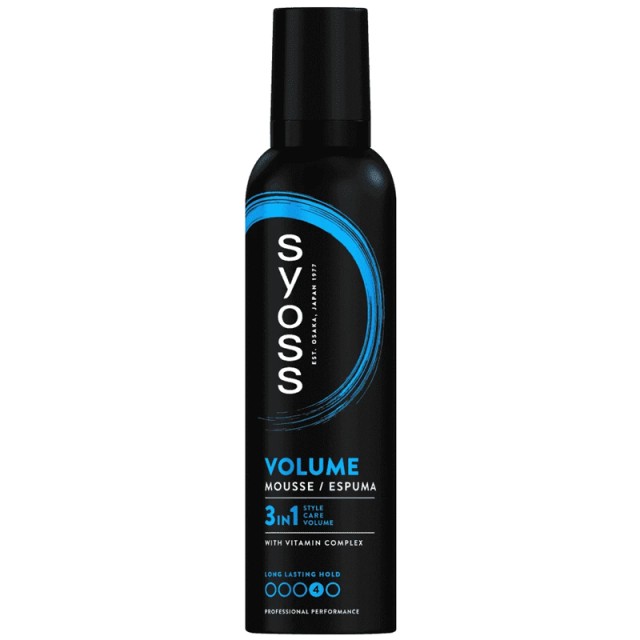Syoss Volume Lift Mousse, Αφρός για Πλούσια Μαλλιά με Όγκο, 250ml