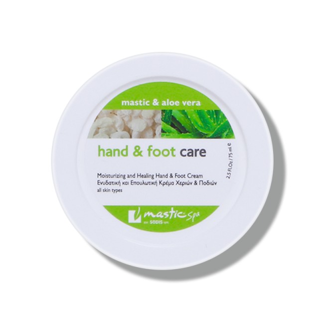 Mastic Spa Aloe Hand & Foot Care Κρέμα Χεριών & Ποδιών για Χαλάρωση των Άκρων με Μαστίχα Χίου & Βιολογική Αλόη 75ml