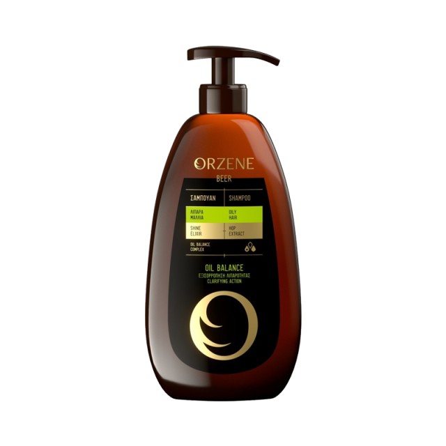 Orzene Oil Balance, Σαμπουάν σε Αντλία για Λιπαρά Μαλλιά, 750ml