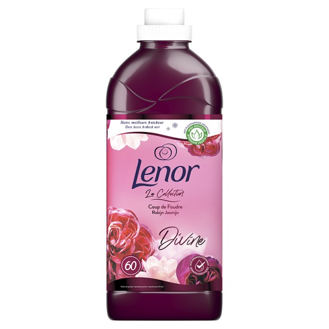 Lenor Ruby Jasmine Μαλακτικό Ρούχων - 60 Μεζούρες, 1.38L