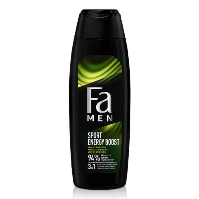 Fa Men Sport Energy Boost, Αφρόλουτρο, 750ml