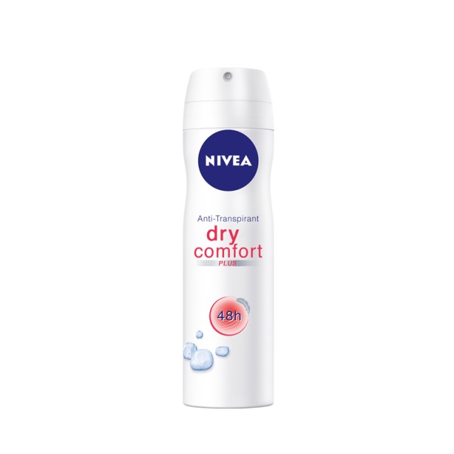 Nivea Dry Comfort Plus, Γυναικείο Αποσμητικό Σπρέι, 150ml