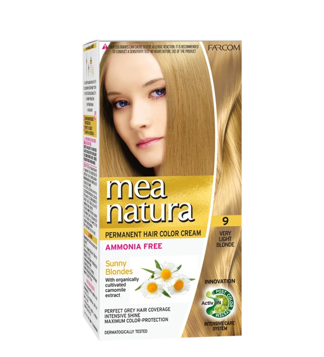 MEA NATURA Σετ Βαφής Χωρίς Αμμωνία, Νο9 60ml