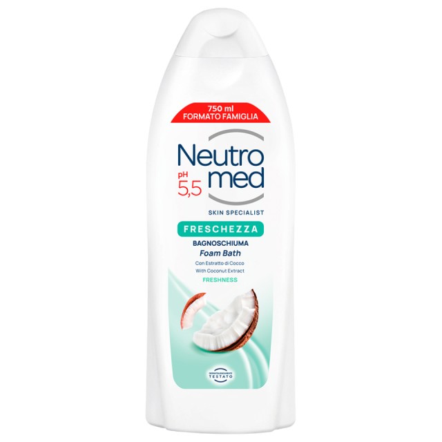 Neutromed Coconut Freschezza PH5,5, Αφρόλουτρο με ουδέτερο PH, 750ml