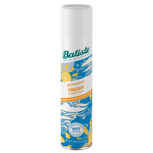 Batiste Unisex Dry Shampoo Fresh, Ξηρό Σαμπουάν 200ml