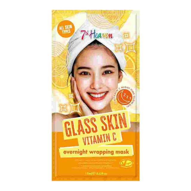 7th Heaven Glass Skin Vitamin C Overnight Wrapping Μάσκα Νύχτας 15ml