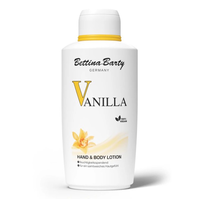 Bettina Barty Vanilla Hand & Body Lotion, Λοσιόν Σώματος με Άρωμα Βανίλια, 500ml