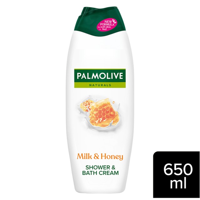 Palmolive Naturals Μέλι & Γάλα Αφρόλουτρο 650ml