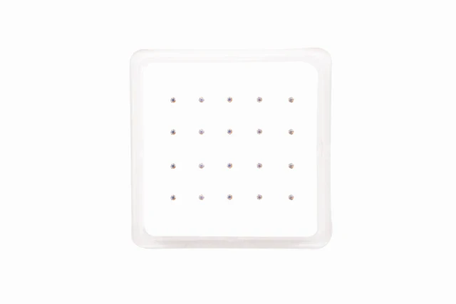Ro Accessories Σκουλαρίκι μύτης Silver 925 3 clip AB 1.2 mm